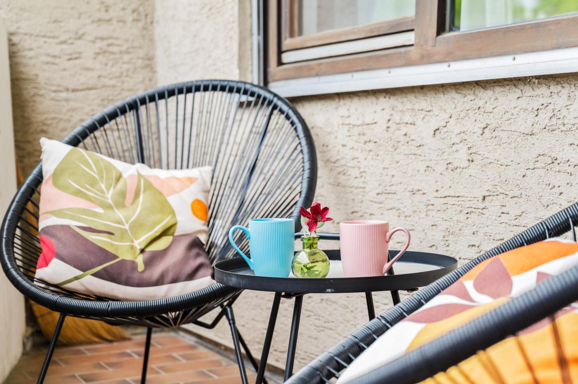 Idyl Kostenloser Privat-Parkplatz Wifi Smarttv Balkon Ludwigsburg Exteriör bild